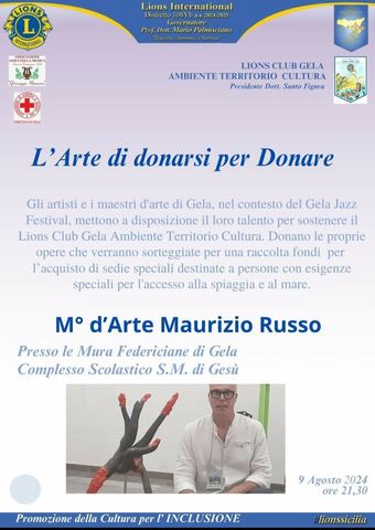 “L'Arte di Donarsi per Donare” — opera “La gonna rossa”